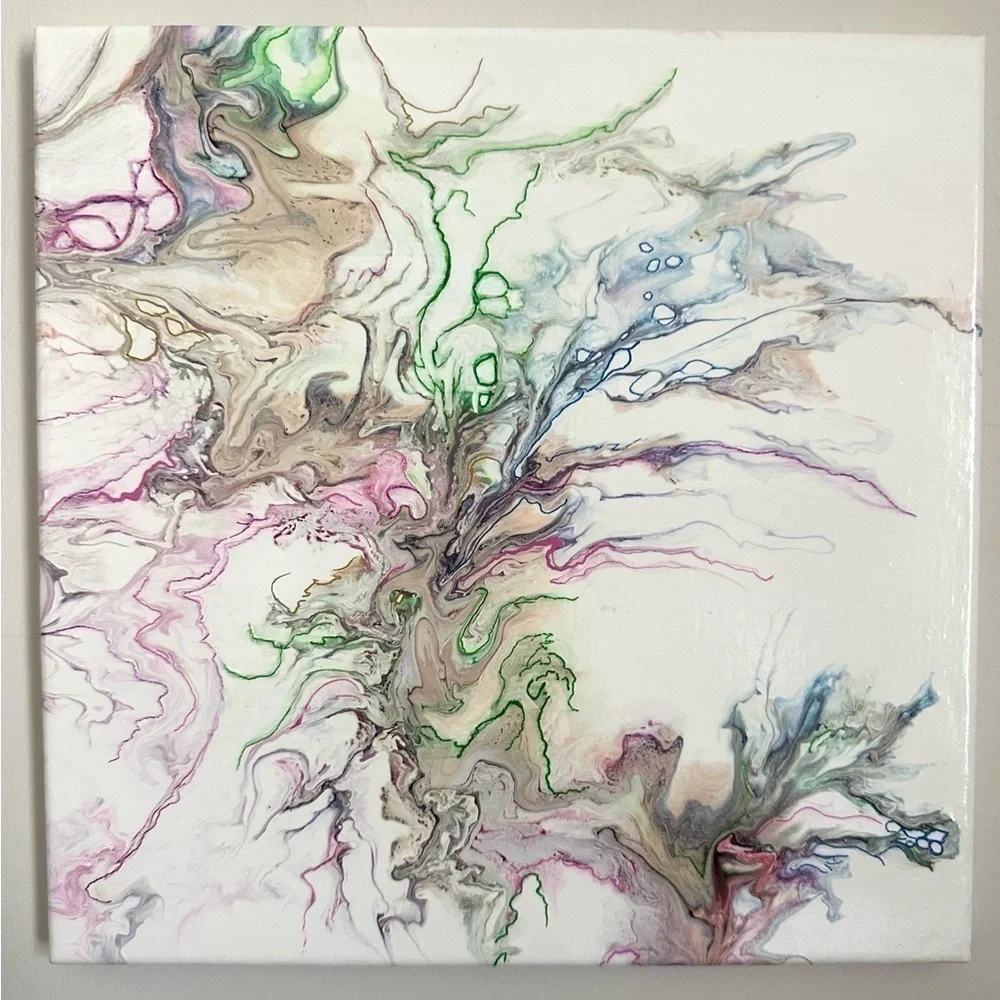 Original Acrylic Painting One of a Kind Unique Made in NC - Picture 3 of 5